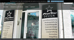 Desktop Screenshot of pixelstar-werbeagentur.de